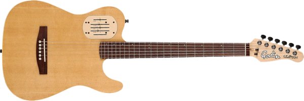 Фото Godin Acousticaster 6 Deluxe Natural RN